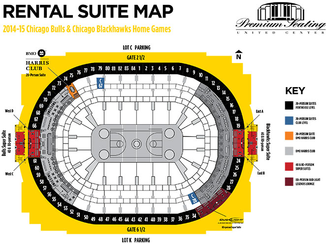 United Center Seating Chart View