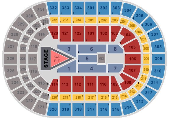 United Center Chicago Seating Chart