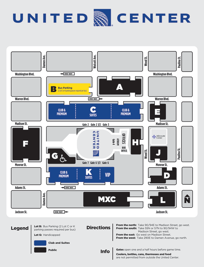 Visitor S Guide Plan Your Visit United Center