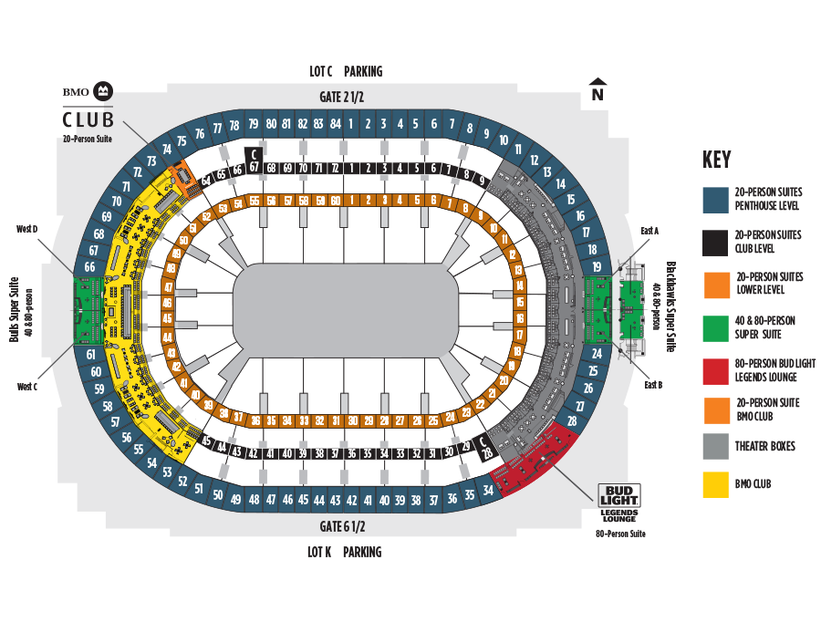 United Center Seating Chart Blackhawks