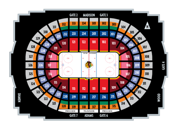 CHICAGO BLACKHAWKS VS DALLAS STARS-GAME 16-DEC. 18, WEDNESDAY-FULL TICKET  SEAT 4