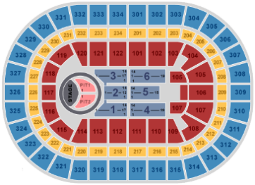 Bon Jovi United Center Seating Chart