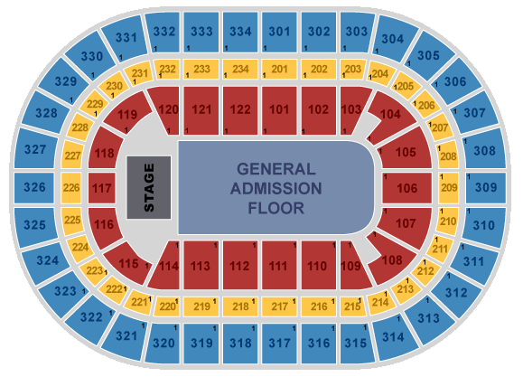 Bruce Springsteen Seating Chart