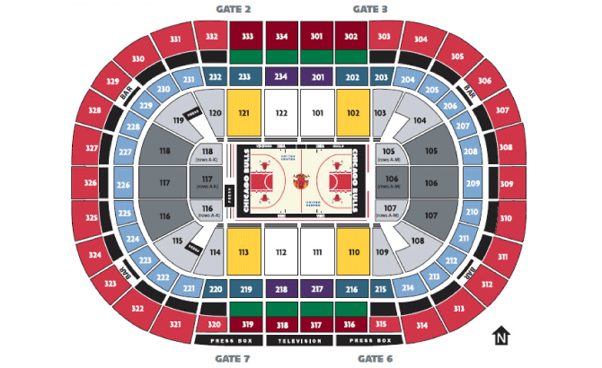 Seating Charts | United Center
