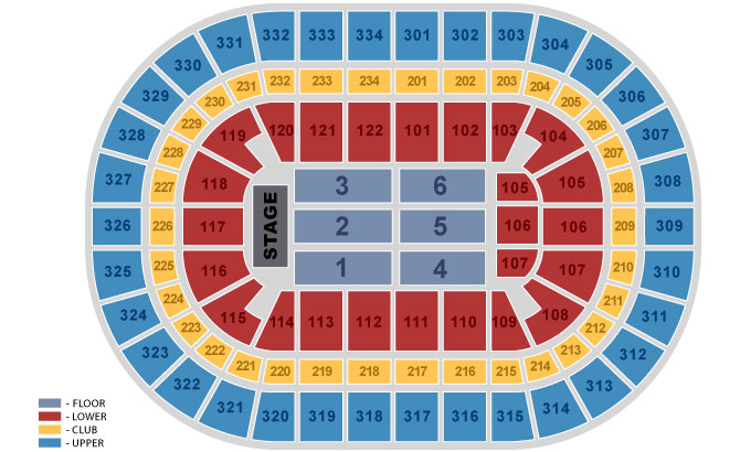 Concert 360 Floor Seating