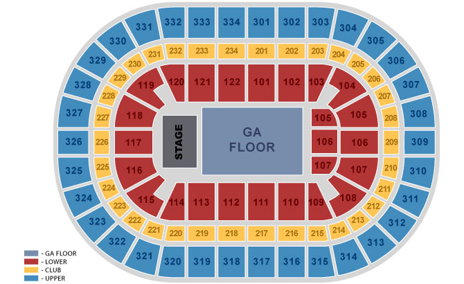 United Arena Seating Chart