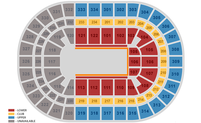 Disney On Ice Seating Chart