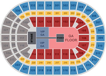 Pink United Center Seating Chart