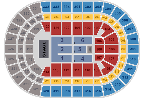Us Bank Arena Seating Chart Kevin Hart