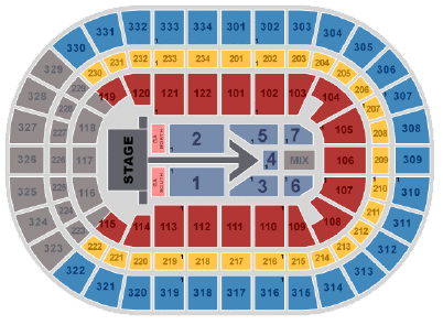 Maroon 5 United Center Seating Chart