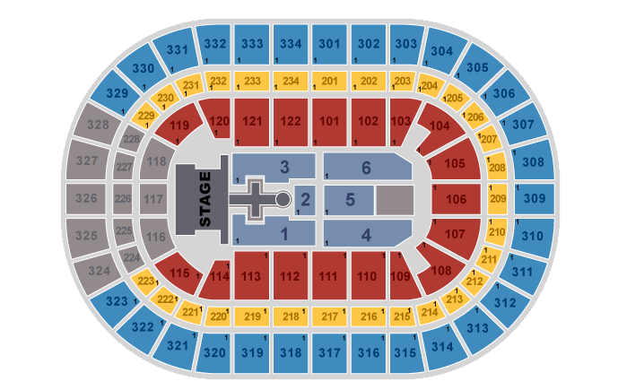 Bangerz Tour Seating Chart