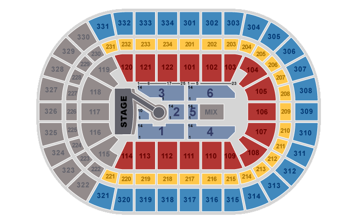 Queen Seating Chart