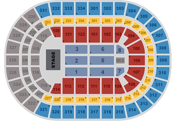 Summer Jam Seating Chart 2016