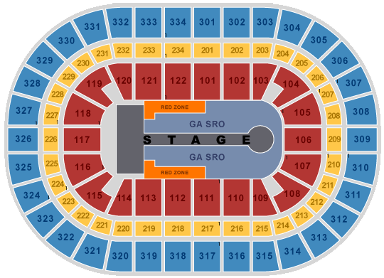 Seating Chart Of The United Center